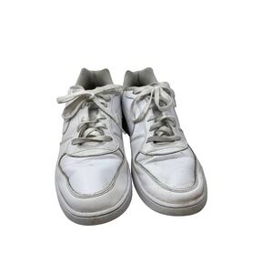 Nike Ebernon Low White Leather Skateboard Sneaker Mens 12